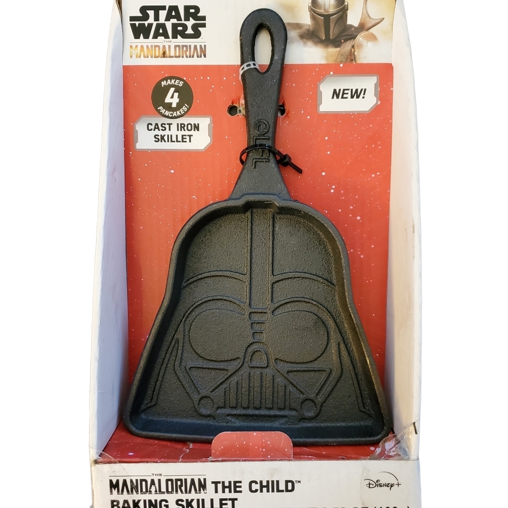 Disney‎ Star Wars Darth Vader Cast Iron Baking Skillet With Pancake Mix